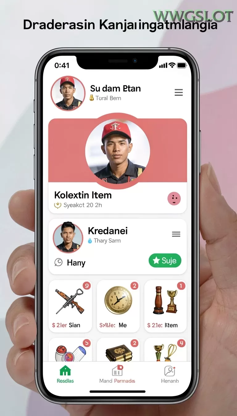 Cuplikan layar SUKA86 — menu navigasi