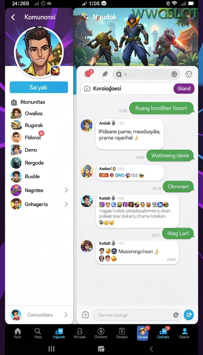 Cuplikan layar RPYYY — halaman utama