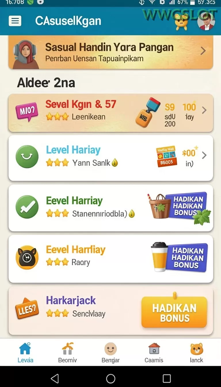 Cuplikan layar RP8 — aktivitas